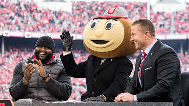 Kirk Herbstreit on GameDay Set
